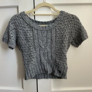 Abercrombie Gray Knit Sweater